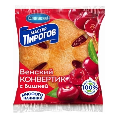 Слойка Конвертик 70г вишня