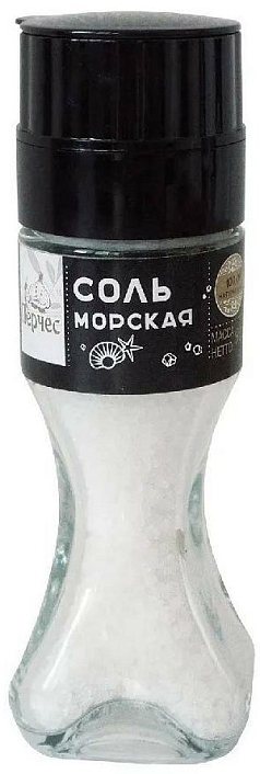 Соль Морская Перчес 90г крупная мельница