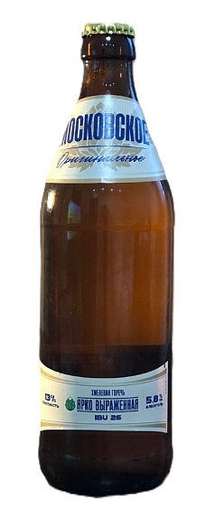 Пиво Московское 0,5л 5,8% оригинальное ст