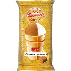 Вафельный стаканчик Свитлогорье 105г золотая ириска
