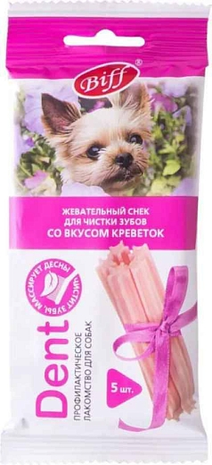 Титбит снек 35г креветки для мелких пород