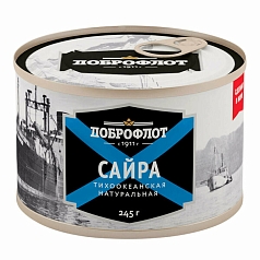 Сайра Доброфлот 245г в масле