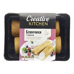 Блинчики с творогом 160г Корона Фуд