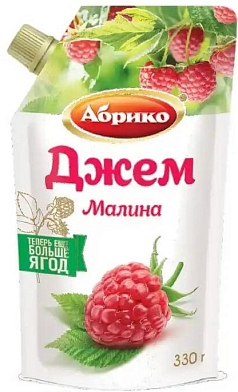 Джем Абрико 270г малина м/у