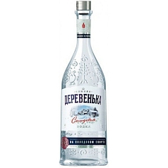 Водка Зимняя деревенька 0,5л 40% на солодовом спирте