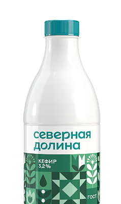Кефир Северная долина 3,2% 920г БЗМЖ