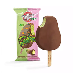 Эскимо Чистая линия Веселый кактус 80г шоколадная глазурь/фисташка