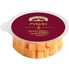 Сыр Брест-Литовский 50% 150г рубин кубики