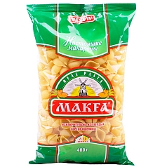 Макароны Макфа 400г ракушки 
