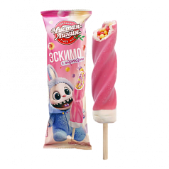 Эскимо Чистая Линия Спиролло 70г малина/шарики