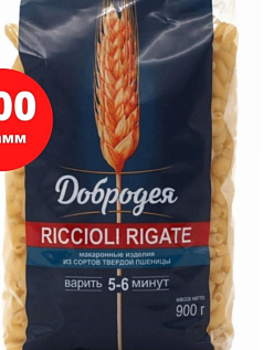 Макароны Добродея 900г ракушки