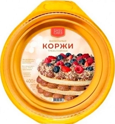 Корж бисквитный Биско 300г ваниль